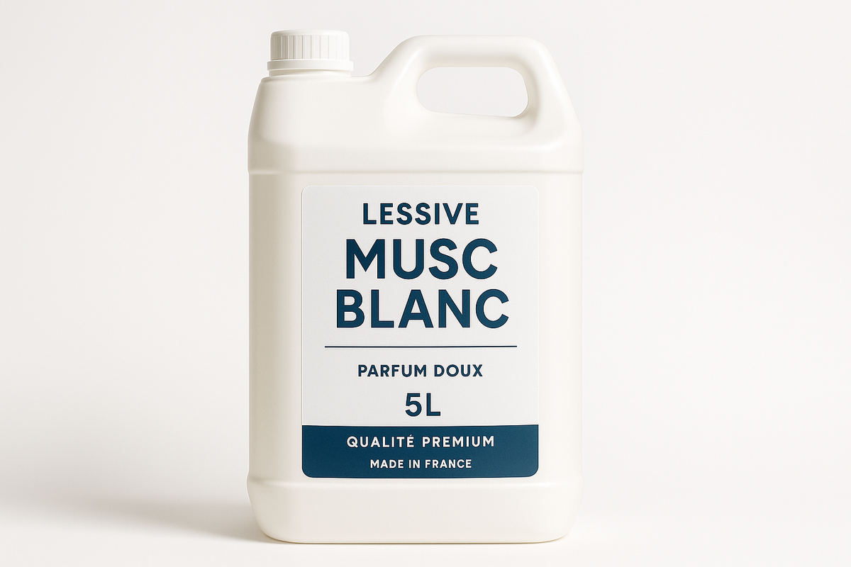 Lessive Musc Blanc 5L Bulléo : Fraîcheur Musquée et Économies Garantis