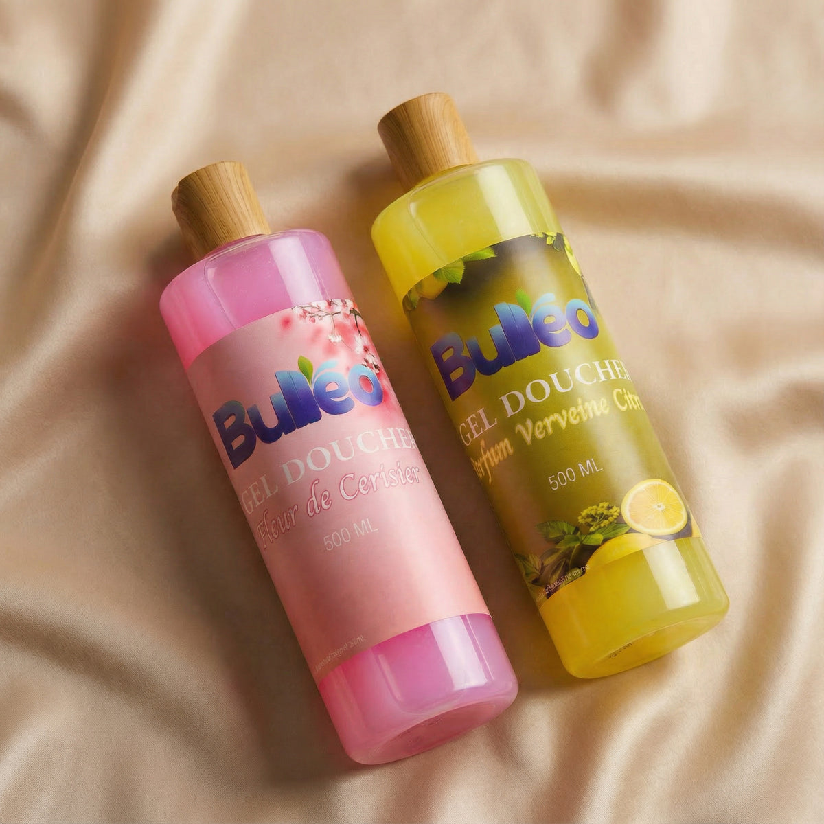 Pack 2 Gels Douche 500 ml – Fleur de Cerisier & Verveine Citron
