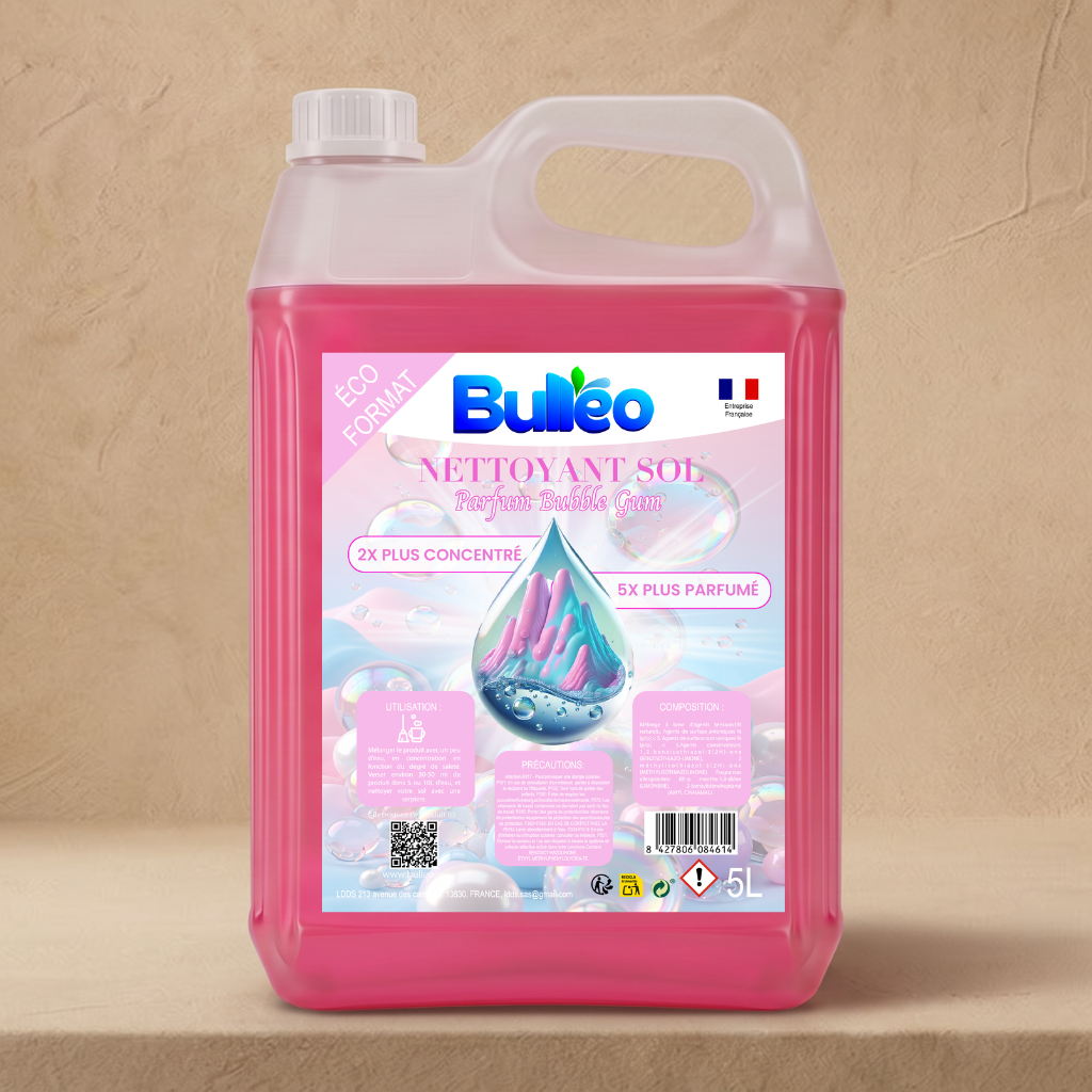 Nettoyant Sol Bubble Gum 5L