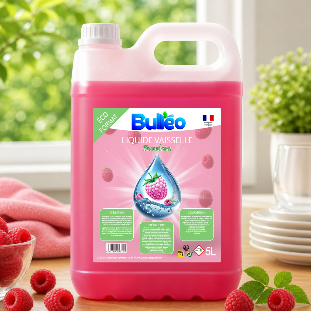 Liquide Vaisselle Framboise 5L