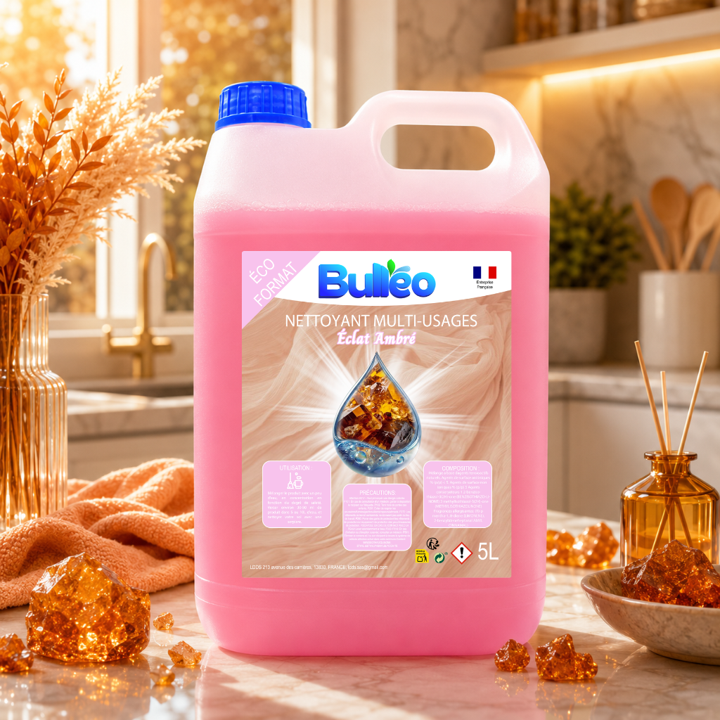 Nettoyant Multi Usages Éclat Ambré rose 5L
