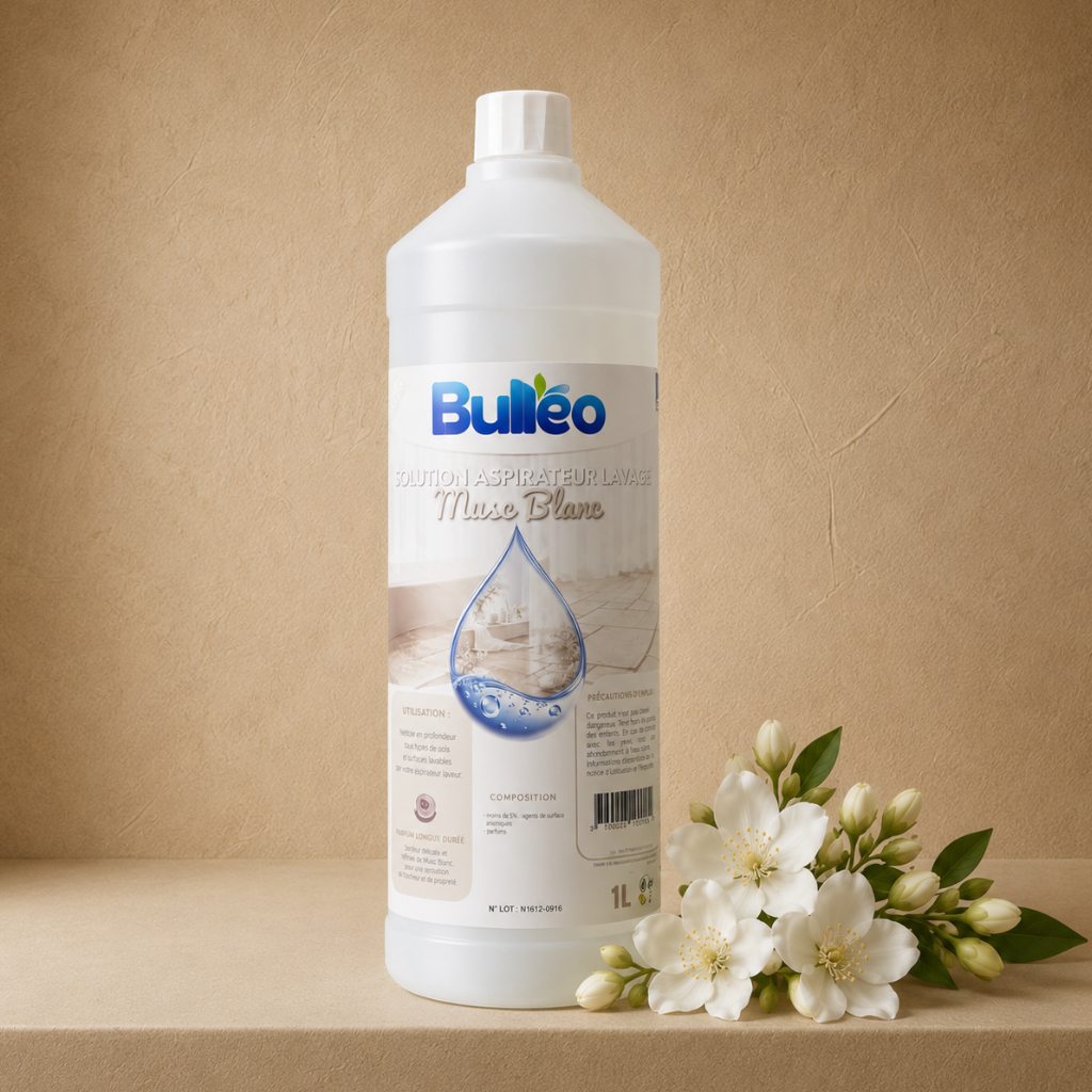 Solution Aspirateur Laveur Musc Blanc 1L