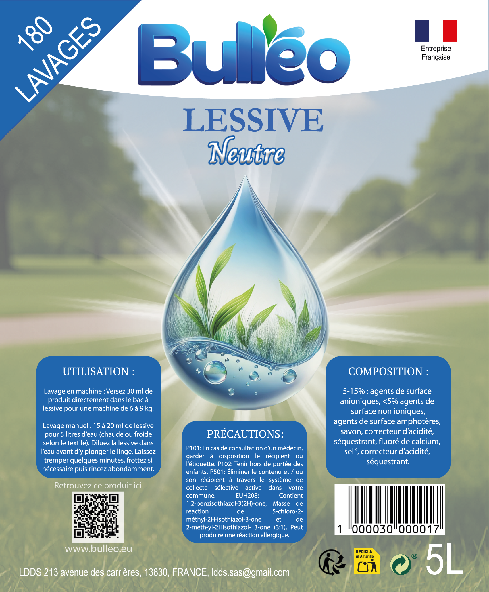 Neutral Laundry Detergent 5L