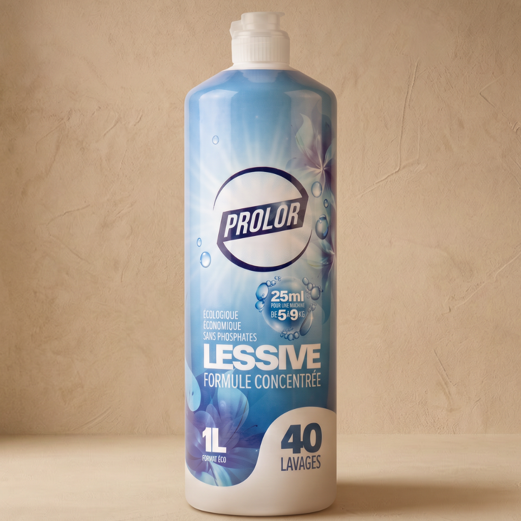 Lessive Prolor Azur Éclatant 1L